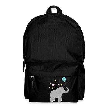 Elefant - Rucksack - Schwarz - Vorne
