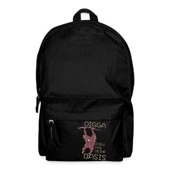 DIGGA CHILL MAL DEINE BASIS - Rucksack - Schwarz - Vorne