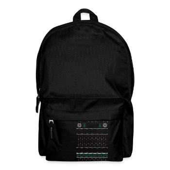 Ugly Christmas Sweater - Rucksack - Schwarz - Vorne