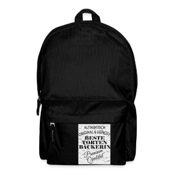 Authentisch beste Torten Bäckerin - Rucksack - Schwarz - Vorne