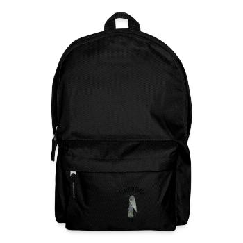 Galgo Dad schwarzer Galgo - Rucksack - Schwarz - Vorne