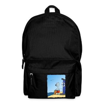 phoque mer - Sac à dos - noir - Devant