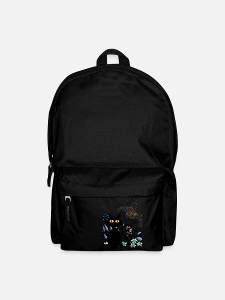 Katze - Rucksack - Schwarz