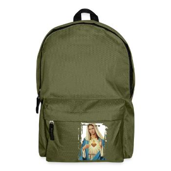 Holly Mary Maria Madonna Mariana Virgin Mary - Backpack - olive green - Front