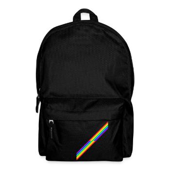 Arc-en-ciel Rainbow Retro cadeau - Sac à dos - noir - Devant