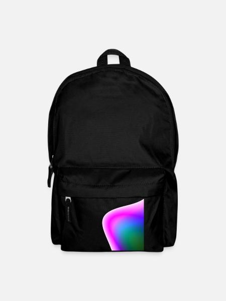Cosmic Color Waves - Abstract Gradient - Backpack - black