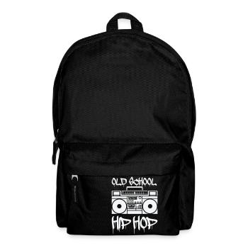 ghettoblaster old school - Rucksack - Schwarz - Vorne