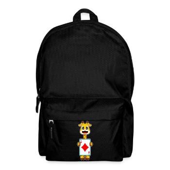 Giraffe Poker Poker Cards - Backpack - black - Front