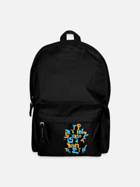 stopkillingyaself_3f - Sac à dos - noir
