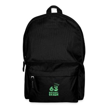Geburtstag 63 - Rucksack - Schwarz - Vorne