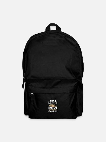Angeln Kann Jeder Barsche Fangen Nur die Besten - Rucksack - Schwarz