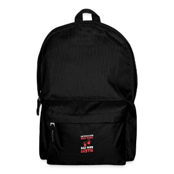 Underestimate me, it's going to be funny - Backpack - black - Front
