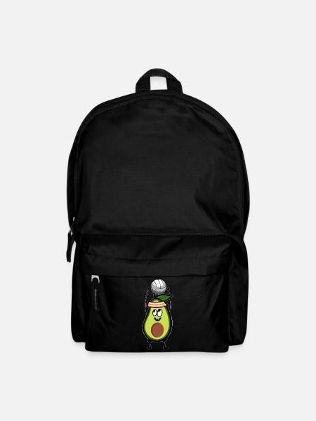 Volleyball Avocado - Rucksack - Schwarz