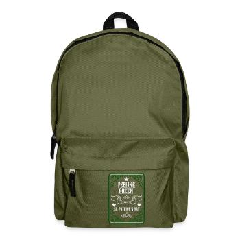 Feelin' Green with Envy le jour de la Saint-Patrick - Sac à dos - vert olive - Devant