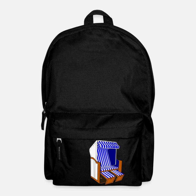 Strandkorb - Rucksack - Schwarz