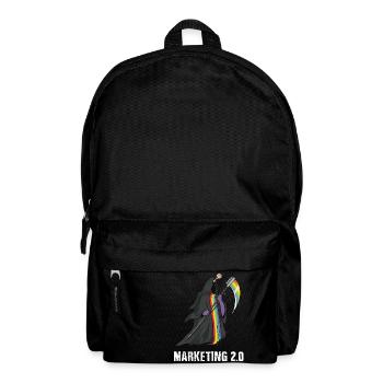 Einhorn Tod Sensenmann lustig Geschenk Weihnachten - Rucksack - Schwarz - Vorne