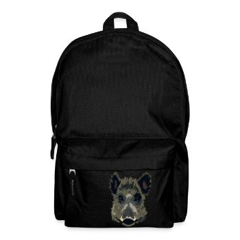 Wilsau or wild boar as a gift - Backpack - black - Front