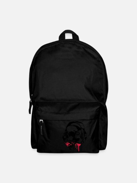 skull music vect by dk - Backpack - black