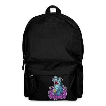 Sharktoman - Rucksack - Schwarz - Vorne