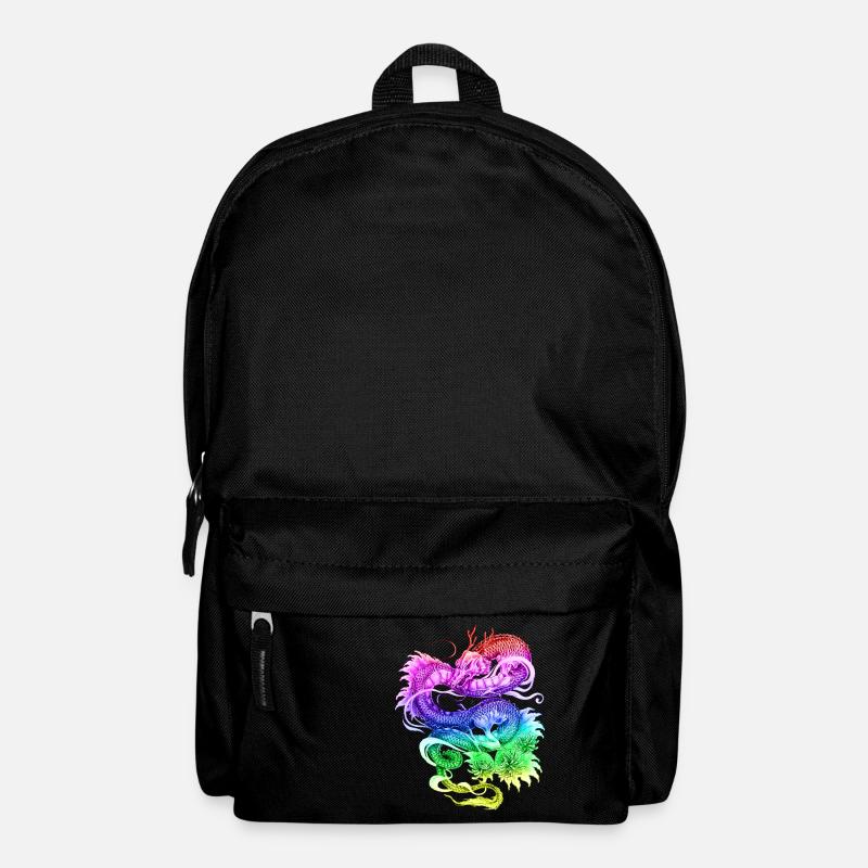 Dragon - Drachen Drache design fancy - Rucksack - Schwarz