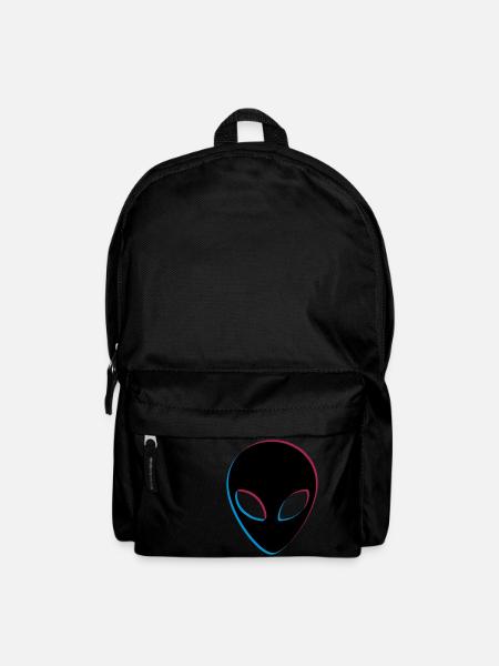 Alien 3D Effekt - Rucksack - Schwarz