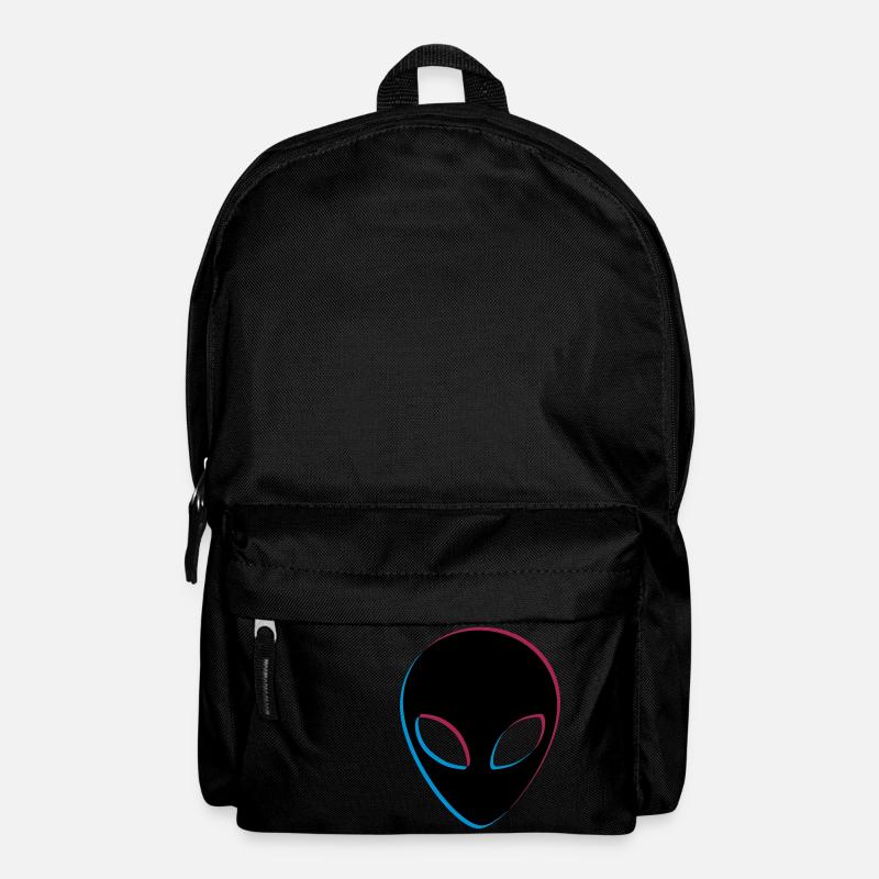 Alien 3D Effekt - Rucksack - Schwarz