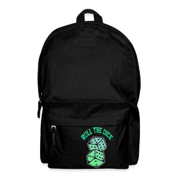 roll the dice - Backpack - black - Front