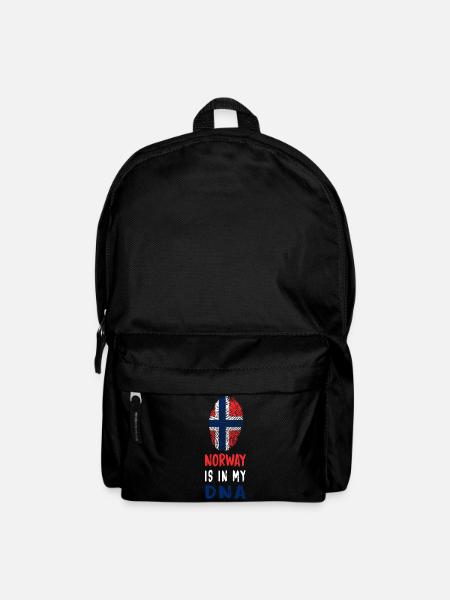 Norwegen ist in meiner DNA Design / Geschenkidee - Rucksack - Schwarz