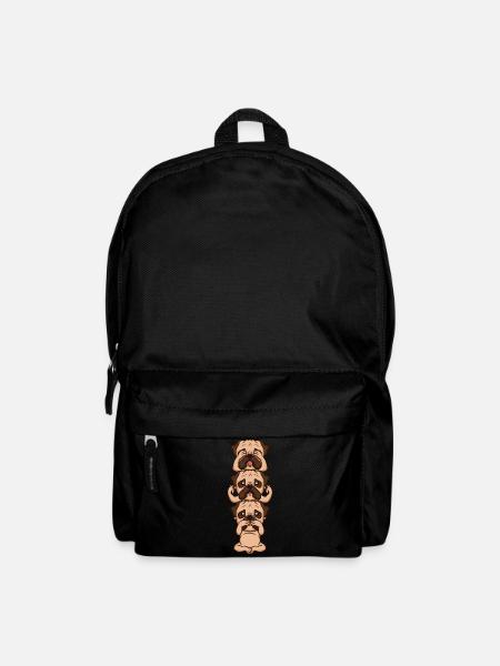 Nicht sehen Nicht hören Nicht sprechen - Rucksack - Schwarz