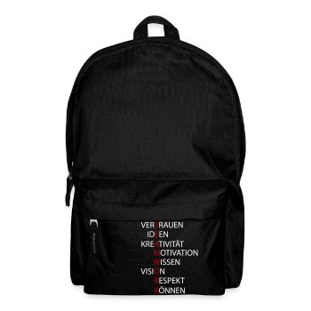 Teamwork - Rucksack - Schwarz - Vorne