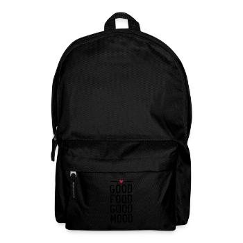 bonne nourriture - Sac à dos - noir - Devant