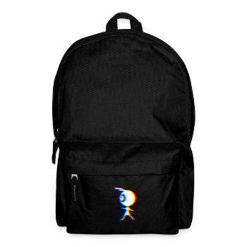 EDM - Alien - Glitch Rave Style - Rucksack - Schwarz - Vorne