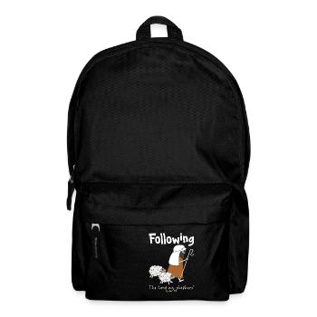 Christian Design - Les moutons suivent le bien - Sac à dos - noir - Devant