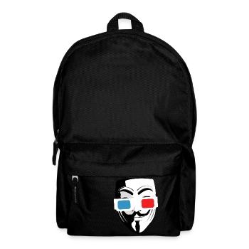 3D-Kino Brille Maske - Rucksack - Schwarz - Vorne