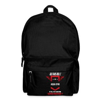 Aqua gym - Sac à dos - noir - Devant