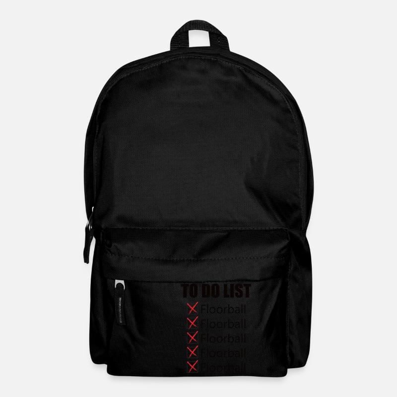 Floorball - Rucksack - Schwarz