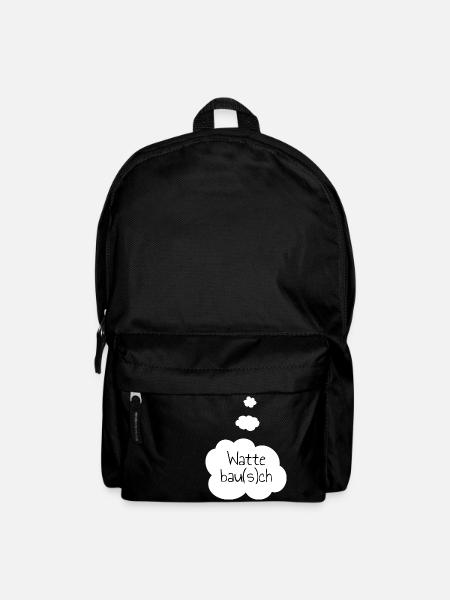 Wattebau(s)ch Bauch - Rucksack - Schwarz