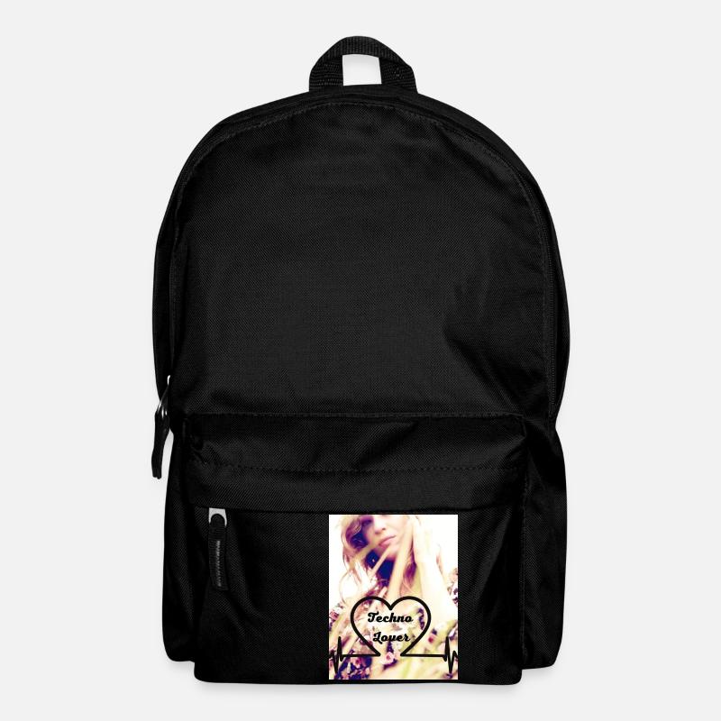 1 Techno Lover - Rucksack - Schwarz