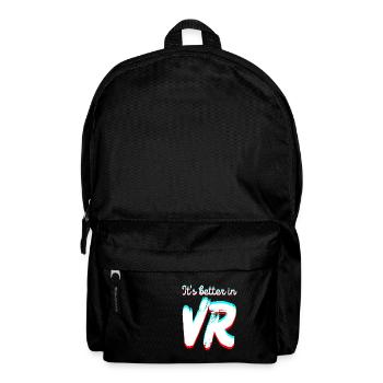 Es ist besser in VR - Virtual Reality - Rucksack - Schwarz - Vorne
