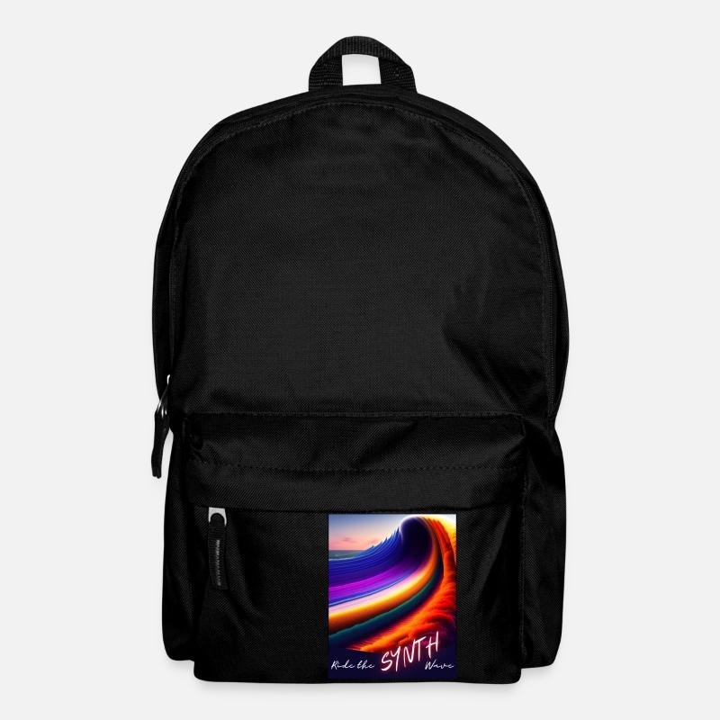Ride the Synthwave - Rucksack - Schwarz