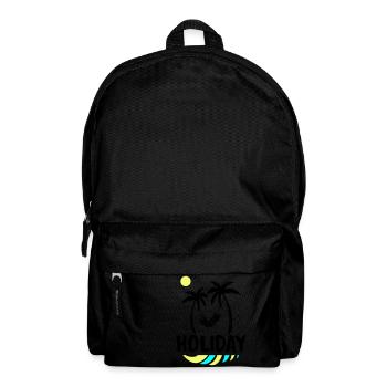 palms relax holiday - Rucksack - Schwarz - Vorne