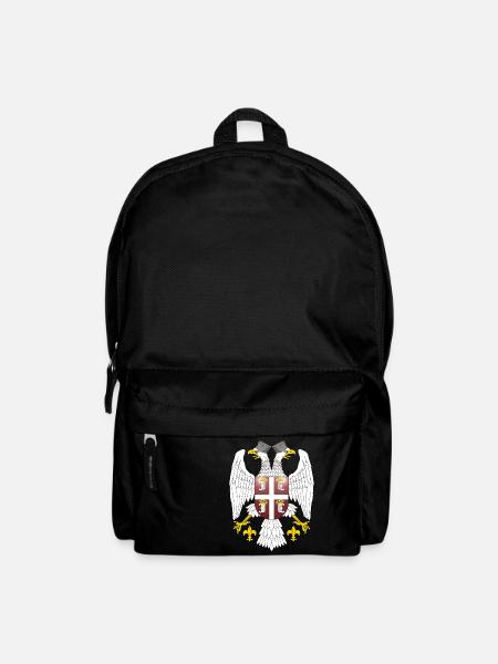 Wappen Serbien - Rucksack - Schwarz