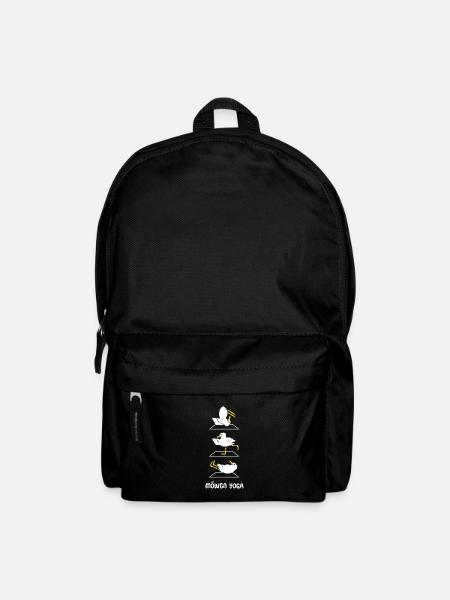 Möwen Yoga - Rucksack - Schwarz