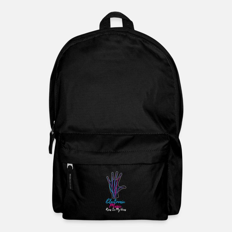 Elektronische Musik - Rucksack - Schwarz