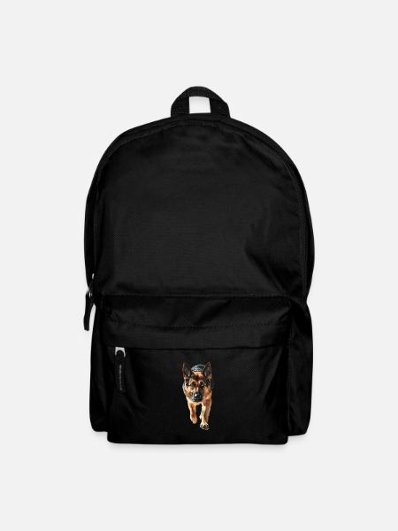 Deutscher Schäferhund - Rucksack - Schwarz
