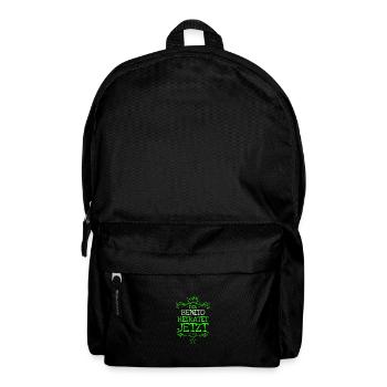 Bachelor Benito - Rucksack - Schwarz - Vorne