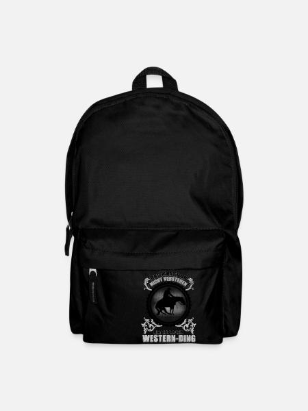 Das ist so ein Western-Ding. - Rucksack - Schwarz