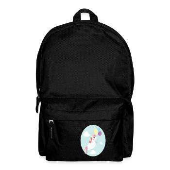Unicorn birthday - Backpack - black - Front