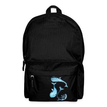 whale - Backpack - black - Front