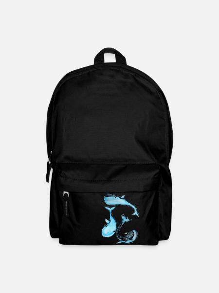 whale - Backpack - black